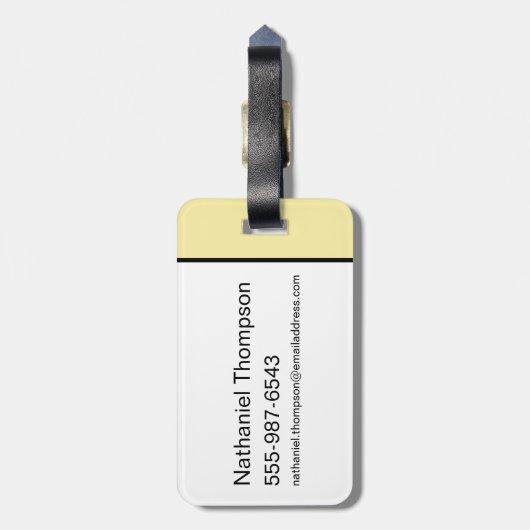 TWEETY™ Surfboard - klaar voor gebruik Bagagelabel (Achterkant verticaal)