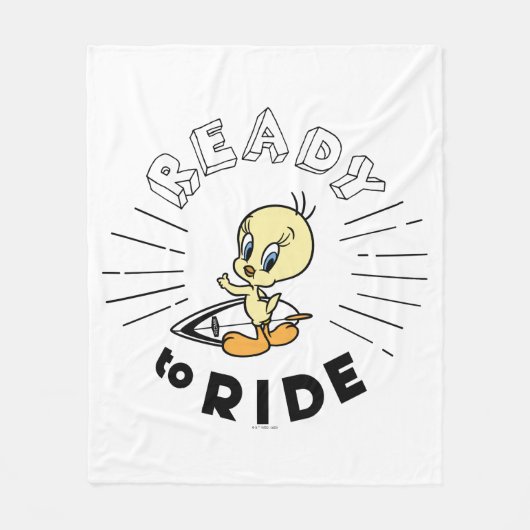 TWEETY™ Surfboard - klaar voor gebruik Fleece Deken (Voorkant)