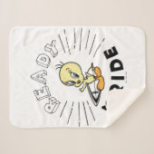 TWEETY™ Surfboard - klaar voor gebruik Sherpa Deken (Voorkant (horizontaal))