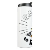 TWEETY™ Surfboard - klaar voor gebruik Thermosbeker (Gedraaid links)