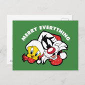 TWEETY™ & SYLVESTER™ "Alles goed" Feestdagenkaart (Voorkant / Achterkant)