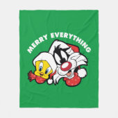 TWEETY™ & SYLVESTER™ "Alles goed" Fleece Deken (Voorkant)