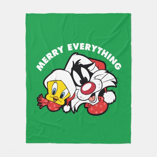 TWEETY™ & SYLVESTER™ "Alles goed" Fleece Deken (Voorkant)