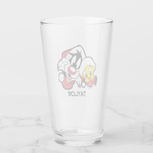TWEETY™ & SYLVESTER™ "Alles goed" Glas (Achterkant)