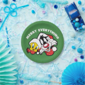 TWEETY™ & SYLVESTER™ "Alles goed" Papieren Bordje (Feest)