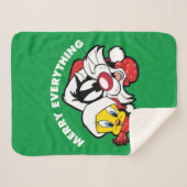 TWEETY™ & SYLVESTER™ "Alles goed" Sherpa Deken (Voorkant (horizontaal))