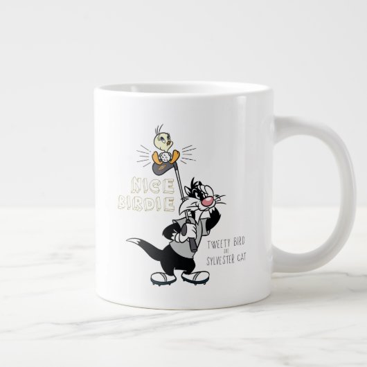 TWEETY™ & SYLVESTER™ Golfing - Nice Birdie Grote Koffiekop (Rechts)