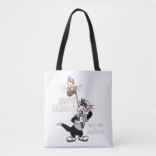 TWEETY™ & SYLVESTER™ Golfing - Nice Birdie Tote Bag (Voorkant)