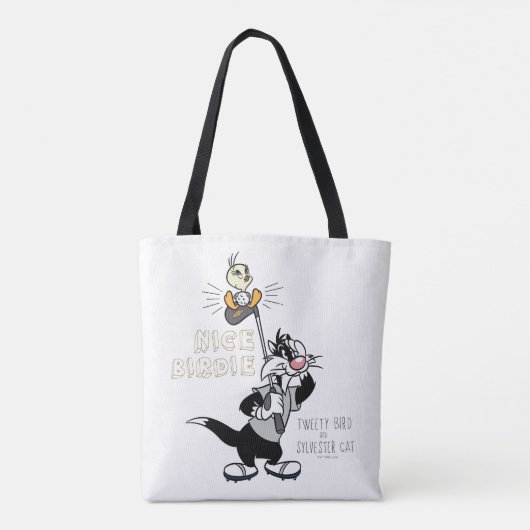TWEETY™ & SYLVESTER™ Golfing - Nice Birdie Tote Bag (Achterkant)