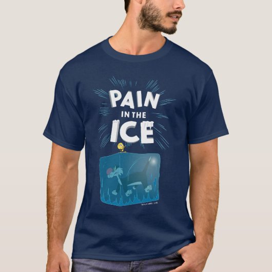 TWEETY™ & SYLVESTER™ "Pijn op het Ijs" T-shirt (Voorkant)