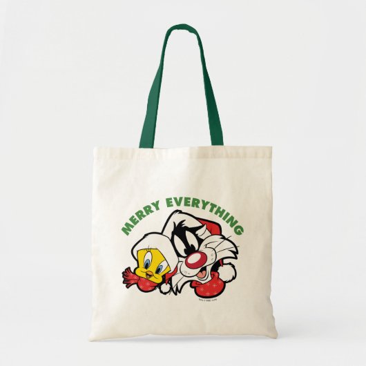 TWEETY™ & SYLVESTER™ "Prettig Alles" Tote Bag (Voorkant)