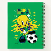 TWEETY™ Team Brazil Soccer Graphic Notitieboek (Achterkant)
