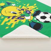 TWEETY™ Team Brazil Soccer Graphic Sherpa Deken (3/4)