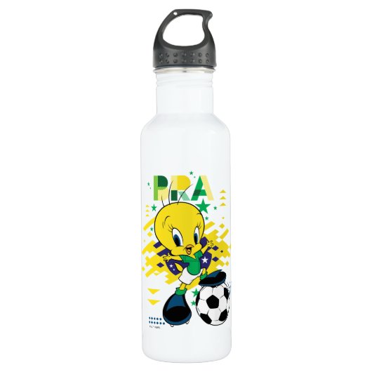 TWEETY™ Team Brazil Soccer Graphic Waterfles (Voorkant)