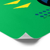 TWEETY™ Team Brazilië Voetbal Grafisch Poster (Hoek)