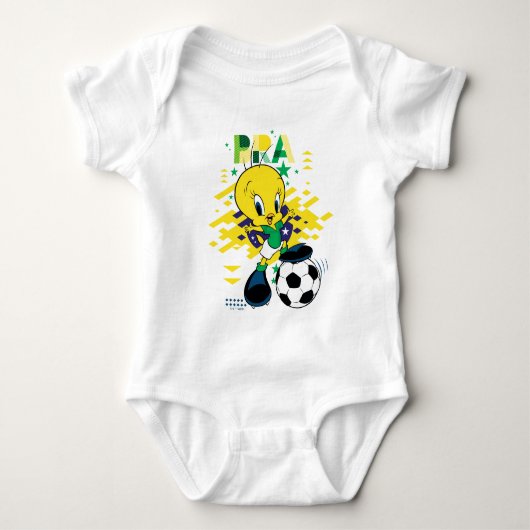 TWEETY™ Team Brazilië Voetbal Grafisch Romper (Voorkant)