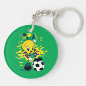 TWEETY™ Team Brazilië Voetbal Grafisch Sleutelhanger (Achterkant)