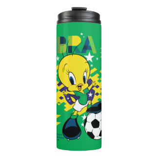 TWEETY™ Team Brazilië Voetbal Grafisch Thermosbeker