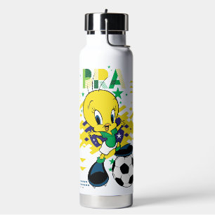 TWEETY™ Team Brazilië Voetbal Grafisch Waterfles