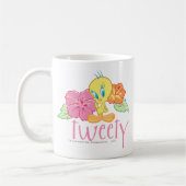 TWEETY™ Tropische bloemen Koffiemok (Links)