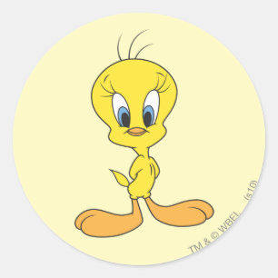 TWEETY™ Trots Ronde Sticker