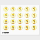 TWEETY™ Verlegen Ronde Sticker (Vel)