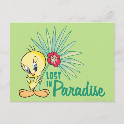 TWEETY™ "Verloren in het Paradijs" Briefkaart (Voorkant)