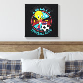 TWEETY™ voetbalclub badge Canvas Afdruk (Insitu (Slaapkamer))