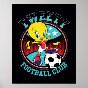 TWEETY™ voetbalclub badge Poster