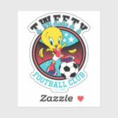 TWEETY™ voetbalclub badge Sticker (Vel)