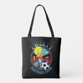 TWEETY™ voetbalclub badge Tote Bag (Achterkant)