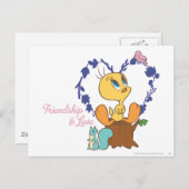 TWEETY™ "Vriendschap en Liefde" Briefkaart (Voorkant / Achterkant)