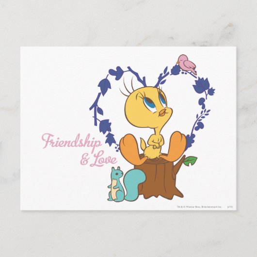 TWEETY™ "Vriendschap en Liefde" Briefkaart (Voorkant)