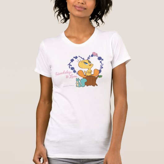TWEETY™ "Vriendschap en Liefde" T-shirt (Voorkant)