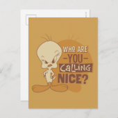 TWEETY™, wie noem je Nice? Briefkaart (Voorkant / Achterkant)