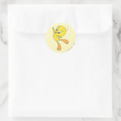 TWEETY™ Zie me vliegen Ronde Sticker (Tas)