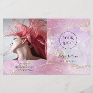 tweevoudig brochure faux-pareltrekkereffect