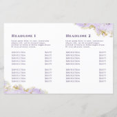 Tweevoudig brochure over het ontwerp van lavenaars (Achterkant)