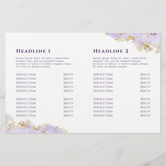 Tweevoudig brochure over het ontwerp van lavenaars (Achterkant)