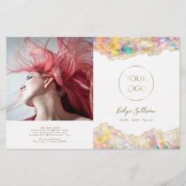 tweevoudig brochure over optisch ontwerp