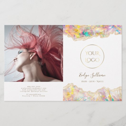 tweevoudig brochure over optisch ontwerp (Voorkant)