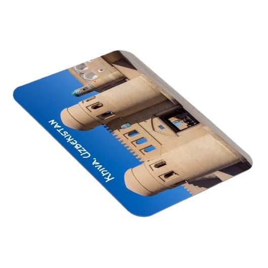 Tweevoudig getwijnd West Gate - Khiva, Oezbekistan Magneet (Rechterzijde)