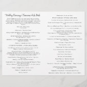 Tweevoudig Spaans katholiek huwelijksprogramma (Achterkant)