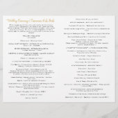 Tweevoudig Spaans katholiek huwelijksprogramma (Achterkant)