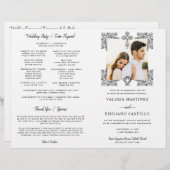 Tweevoudig Spaans katholiek huwelijksprogramma (Voorkant / Achterkant)