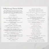 Tweevoudig Spaans katholiek huwelijksprogramma (Achterkant)