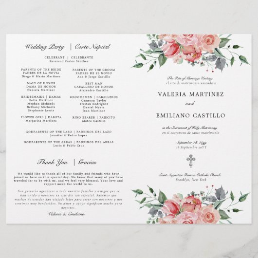 Tweevoudig Spaans katholiek huwelijksprogramma (Voorkant)