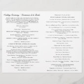 Tweevoudig Spaans katholiek huwelijksprogramma (Achterkant)