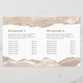 Tweevoudige brochure voor ivoren goudmakerij (Achterkant)