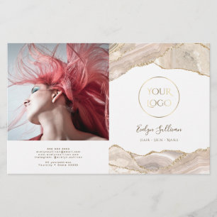 Tweevoudige brochure voor ivoren goudmakerij